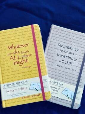 A Novel Journal Set: Aesop's Fables and The Adventures of Sherlock Holmes
